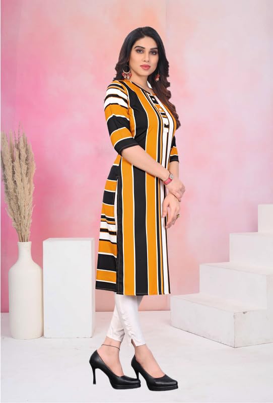 Image of Women Printed Crepe Kurtas