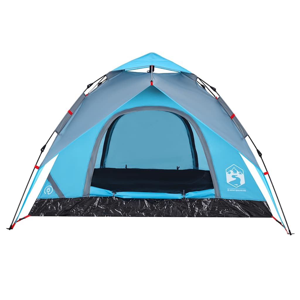 Tienda de campaña iglú 3 Personas Apertura rápida Azul,Deportes,Actividades al Aire Libre,Camping y Senderismo,Tiendas de campaña,4.2kg-4004178
