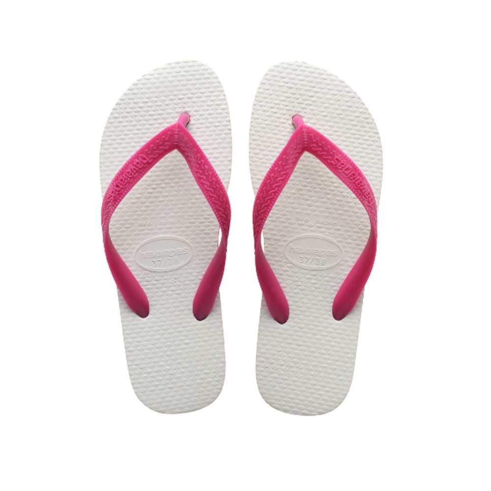 Havaianas Womens Tradicional Summer Flip Flops - Pink Flux - 3/4 UK