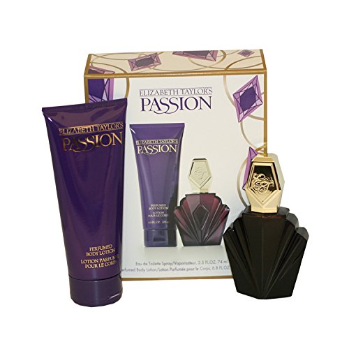 Elizabeth Taylor 2 Piece Passion Fragrance Gift Set for Women