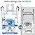 Takuyada FSA/HSA Eligible Width & Height Adjustable Raised Toilet Seat with Handles, Toilet Seat Risers for Seniors, Toilet Riser with Handles, Elevated Toilet Seat with Handles (Without Bucket)
