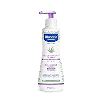 Mustela Gel Igiene Intima, Cambio Pannolino, con Perseose di Avocado BIO, Neonati e Bambini – Deterge delicatamente la zona intima, 97% Ingredienti di Origine Naturale (200ml)