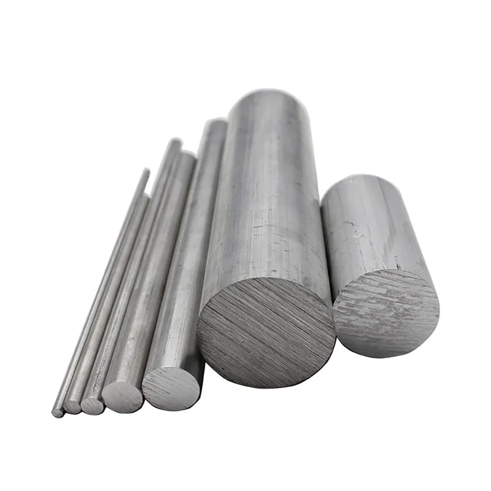 Solidny okrągły pręt ze stopu aluminium 6061, długość 500 mm 1 szt., średnica 5–60 mm z możliwością krojenia, lekki, odporny na korozję(50mm)