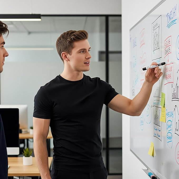 T-Shirts for Men 100% Cotton Premium Crew Neck T-Shirt Short Sleeve Regular Fit Soft Casual Solid Tee4