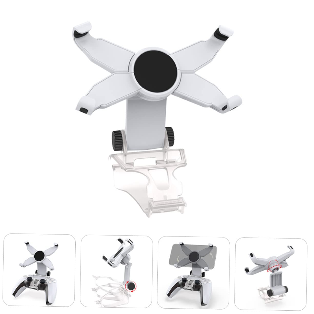 OSALADI 2pezzi Supporto Per Gamepad Wireless e Smartphone Supporto Ergonomico Per Giocare Con Comfort Compatibile Altri Dispositivi