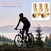 2PCS Brass Presta Valve Adapter, Convert Presta to Schrader Adaptor, Inflate Tire Using Standard Pump or Air Compressor for Bikes, Motocycle and Cars(Reticulated Grain Style)