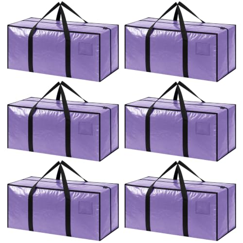 Extra Large Moving Bags - Ornament Storage Box(Purple) - Image 3