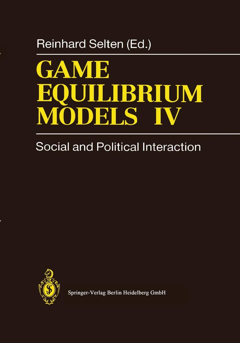 Game Equilibrium Models...
