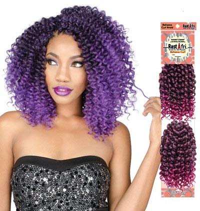 Rastafri Crochet Braid Bahama Curl (4 - Medium Brown)