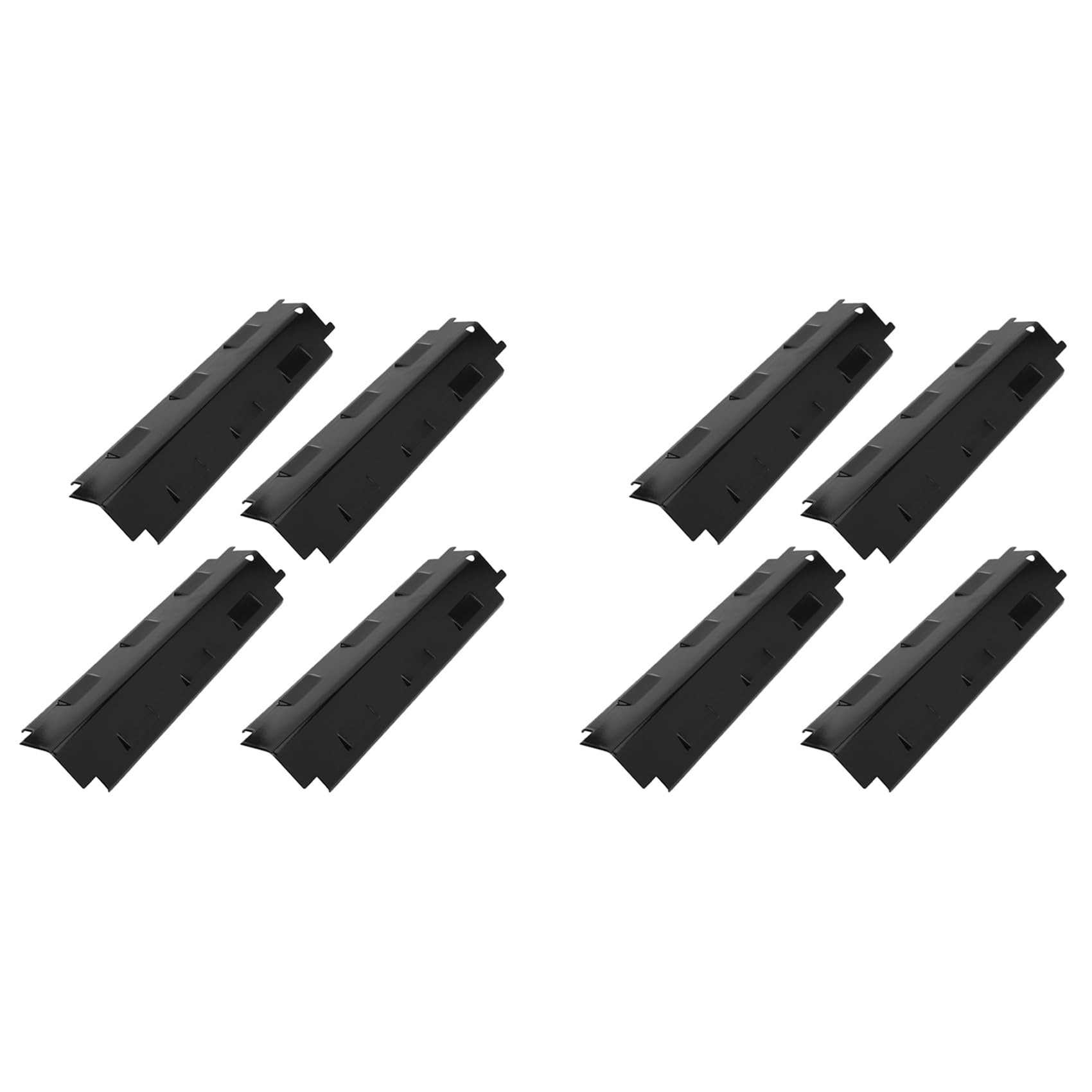 Jnchdghwa Black 8Pcs Bbq Grill Heat Tents Heat Plate Grilling Heating Tents Adjustable Charbroil Barbecue Grill Replacement Parts