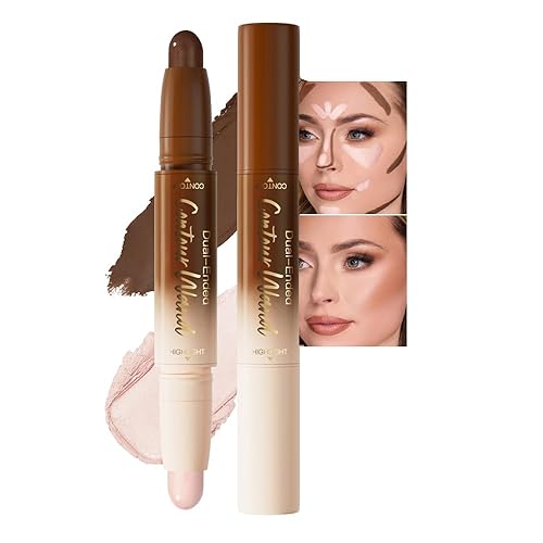 Miniatura 20 de evpct 2En1 Crema Barra de Contorno y Corrector para Maquillaje Facial Kit de Crema para Principiantes Crema de Contorno y Barra de Iluminación