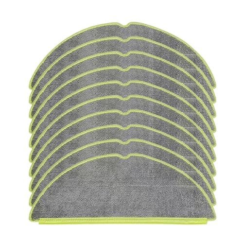 10/4PCS マイクロファイバーモップクロスキット 洗える再利用可能モップクロス ルンバ、205、コンボロボット掃除機に対応(10pcs)