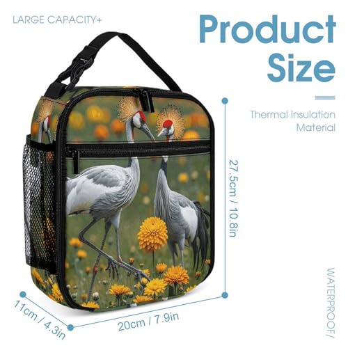3Pcs Backpack Sets Flaming Lily Print Travel Daypack 3 in 1 Lightweight Backpack Set with Lunch Bag And Cosmetic Bag4