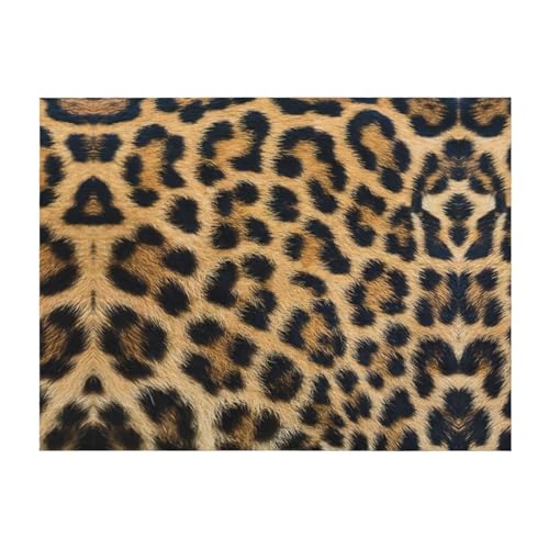 Couverture de lit légère EdWal en microfibre imprimé léopard douce - 2