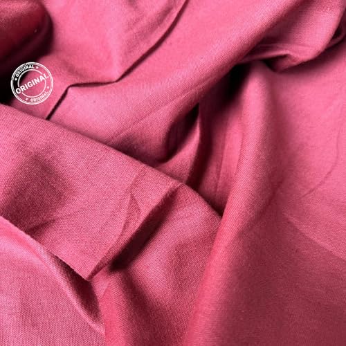 Image of Premium Cotton Flex Fabric for Sewing & Dressmaking | Soft, Breathable, Durable Material | Ideal for Kurtis, Shirts, Dresses, Home Decor & Crafts (Maroon, 2.5 Meters)