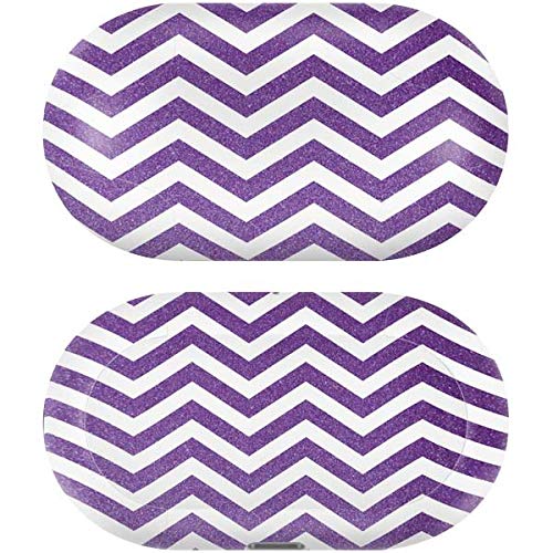 Skinit Decal Audio Skin Compatible with Galaxy Buds+ - Officially Licensed Originally Designed Purple Chevron Design