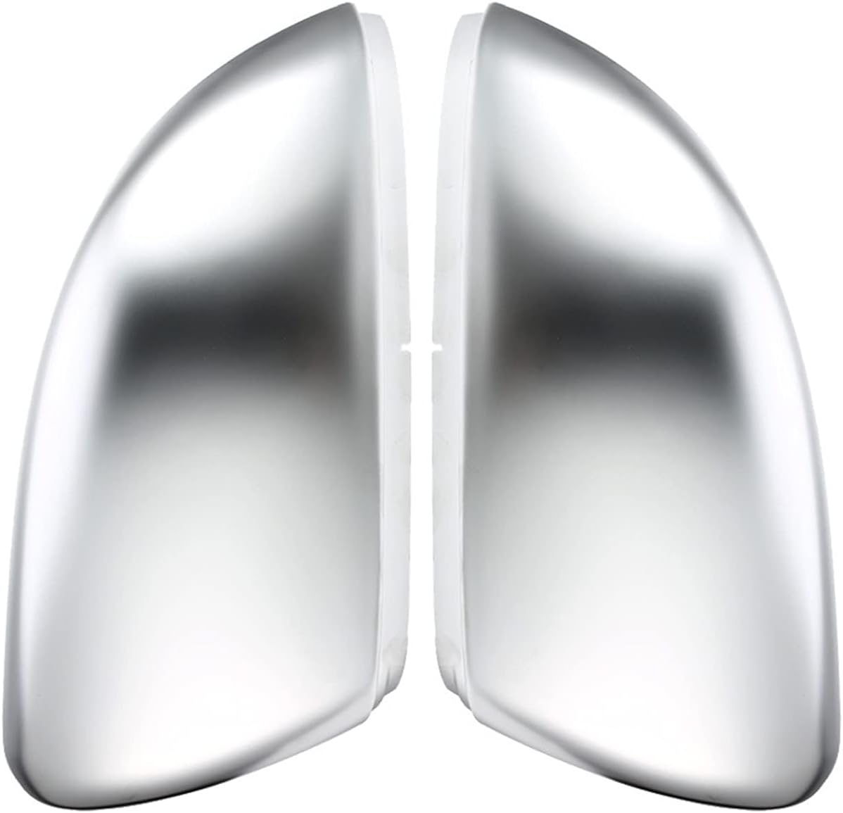 DShanLa 2 Pieces for VW Golf MK7 7.5 GTI MK6 6 7 R R20 Side Wing Mirror Covers Caps Silver Matt Chrome Brushed Aluminum DShanLa (Color : for Golf MK7 R)