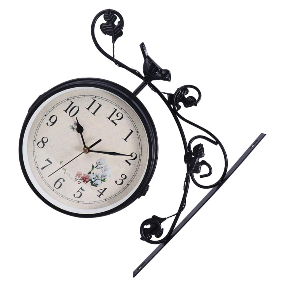 Horloge double-face Cabilock lisible des deux côtés pour grand salon