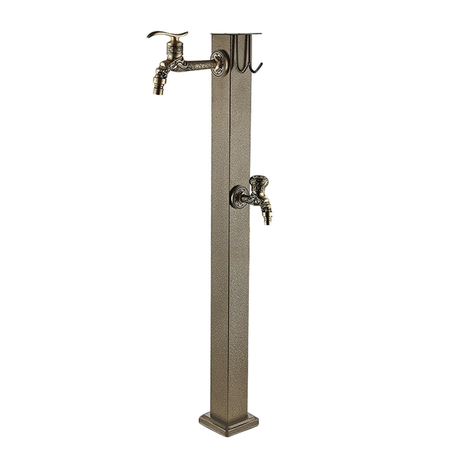 Fontanella da Giardino in Acciaio Inox 304 con Rubinetto per Esterni, Rubinetti da Esterno da Giardino con Accessori per L'installazione(80x8.5cm/32x3in)