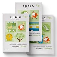 Matemáticas Método Singapur 3.º Primaria RUBIO 848977398X Book Cover