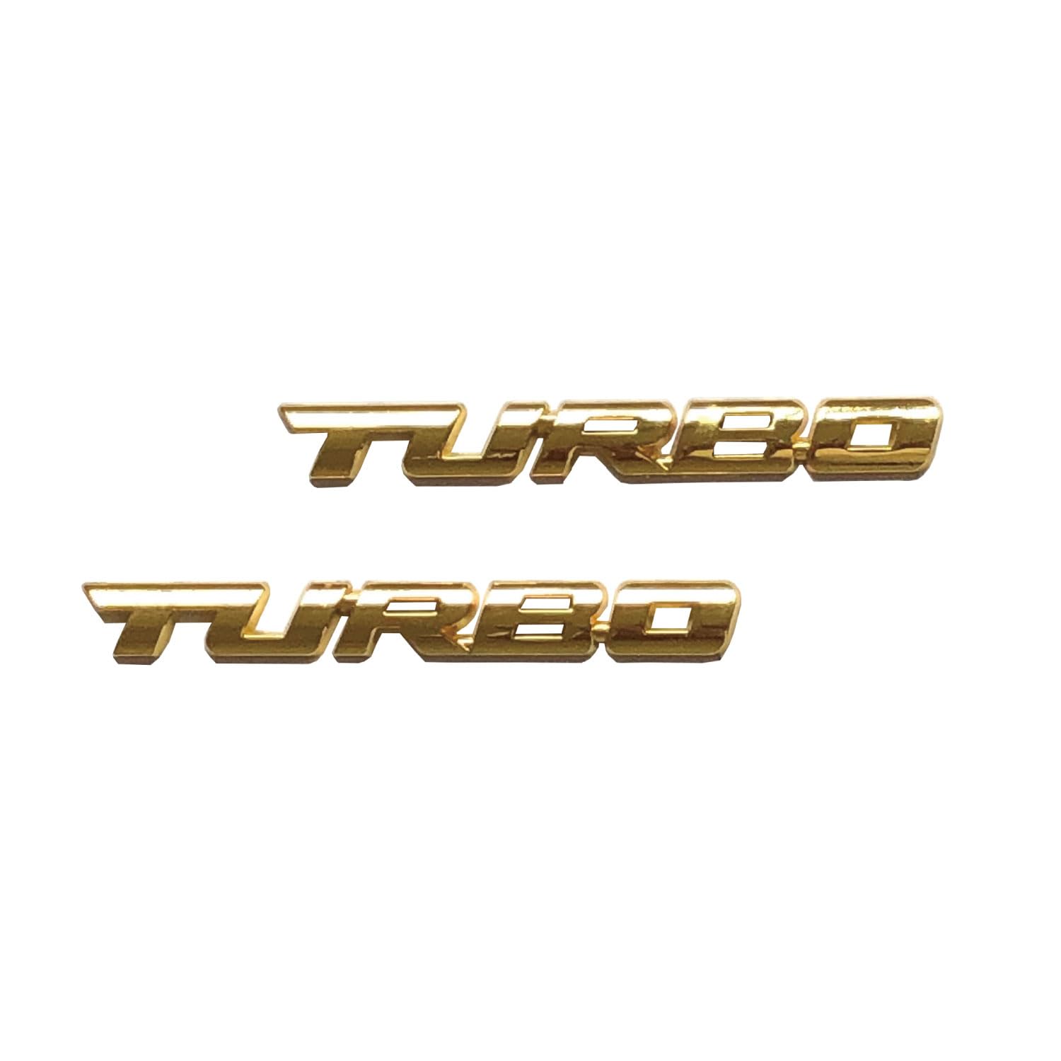 Amazon | Turbo ターボエンブレム(カラー：ゴールド2点セット）サイズ 