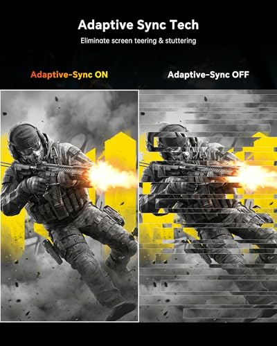 Image of KTC 27 Inch 240Hz Gaming Monitor - FHD 1080P Monitor Fast IPS with Adaptive Sync, 1ms(MPRT), 131% sRGB, HDMI Displayport, Tilt Pivot Height Adjustment, Vesa Monitor, White, H27F7