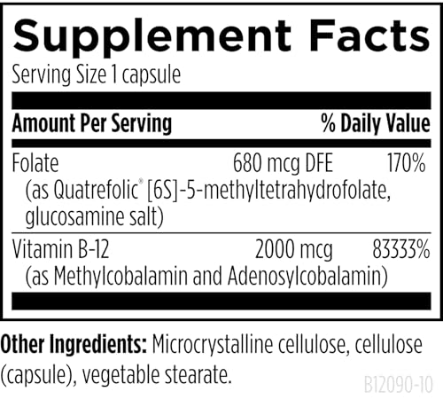 Designs for Health Ultra Methylated B12 + Methyl Folate