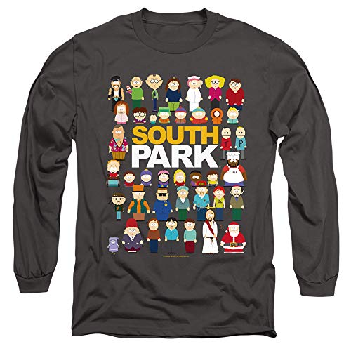 T-shirt South Park Full Cast LOGOVISION manche longue gris anthracite pour adulte