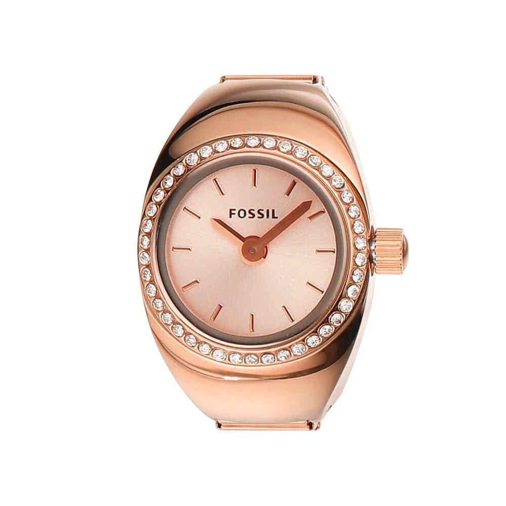 FOSSIL Damen Analog Quarz Uhr mit Edelstahl Armband