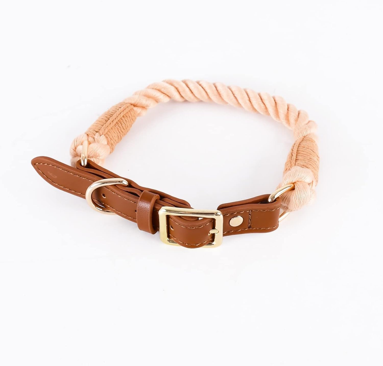 collare per animali domestici, Set di collare e guinzaglio for cani in pelle intrecciata fatti a mano, for personalizzato super morbido con fibbia in metallo(Green,S)
