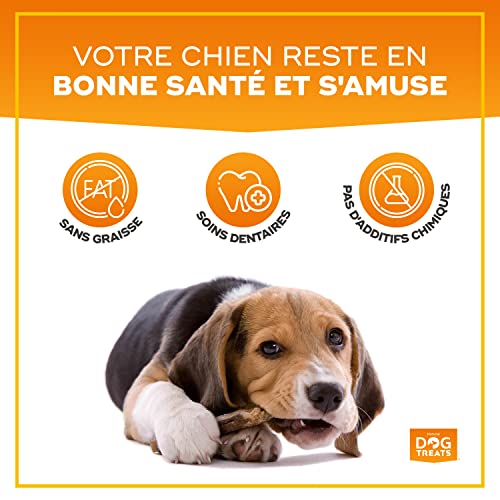 Natural Dog Treats - Nerfs de Bœuf pour Chien - Bâtons de bœuf - Bully Sticks Chien - Tendon de Bœuf de Qualité Supérieure 100% Naturel - Friandises pour Chien - 5 Pièces de 15 cm - Image 4