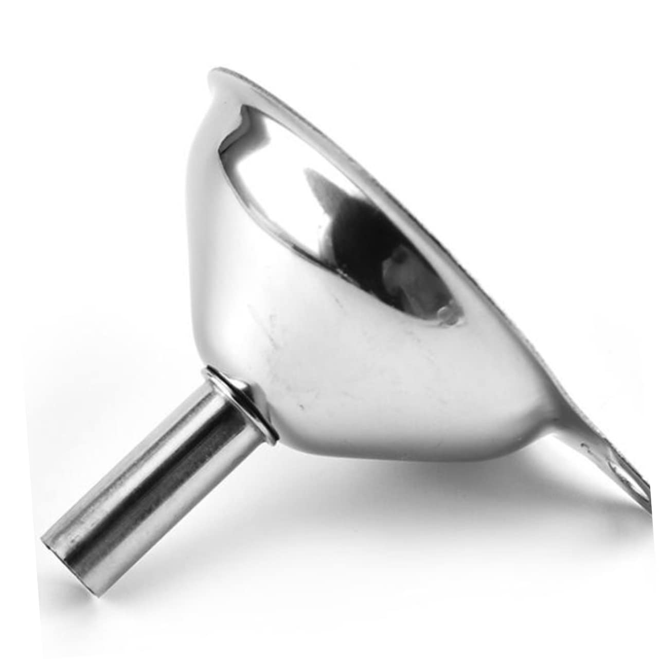 SOLUSTRE 4sets Imbuto in Acciaio Inossidabile Funnel Per Cucina Con Design Tre Per Trasferire Liquidi Spezie e Oli Facile Da Riporre e Resistente Alla