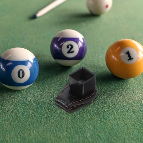 Porte-craie magnétique en cuir idéal pour vos soirées billard