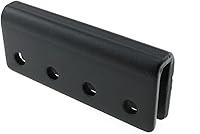 Vista 5 de HJGarden Bi Parting - Conector de hardware para puerta corrediza de granero para pista plana de 1 9/16 pulgadas, adaptador de riel de hardware