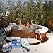 Waters Choice Complete 6 Month Hot Tub Chemicals Starter Kit- Water Clarifier Maintenance Cleaner- Pure Enzymes for Spas, pH Up, pH Down, Sanitizer and Test Strips, No Scum Absorbers Needed