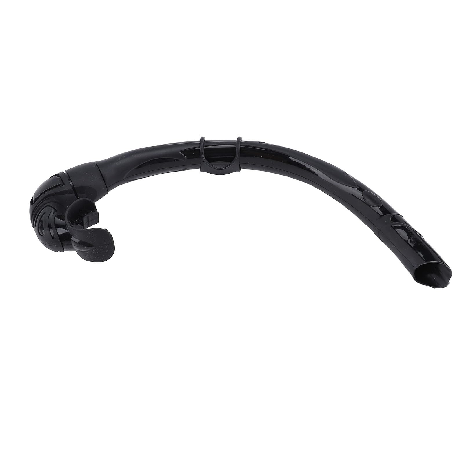 Yosoo Silicone Foldable Snorkel for Freediving Roll Up Breathing Tube Swim Diving Training Silicone Foldable Snorkel Freediving Roll Up Breathe Tube Swim Diving Compact Silicone (Black)