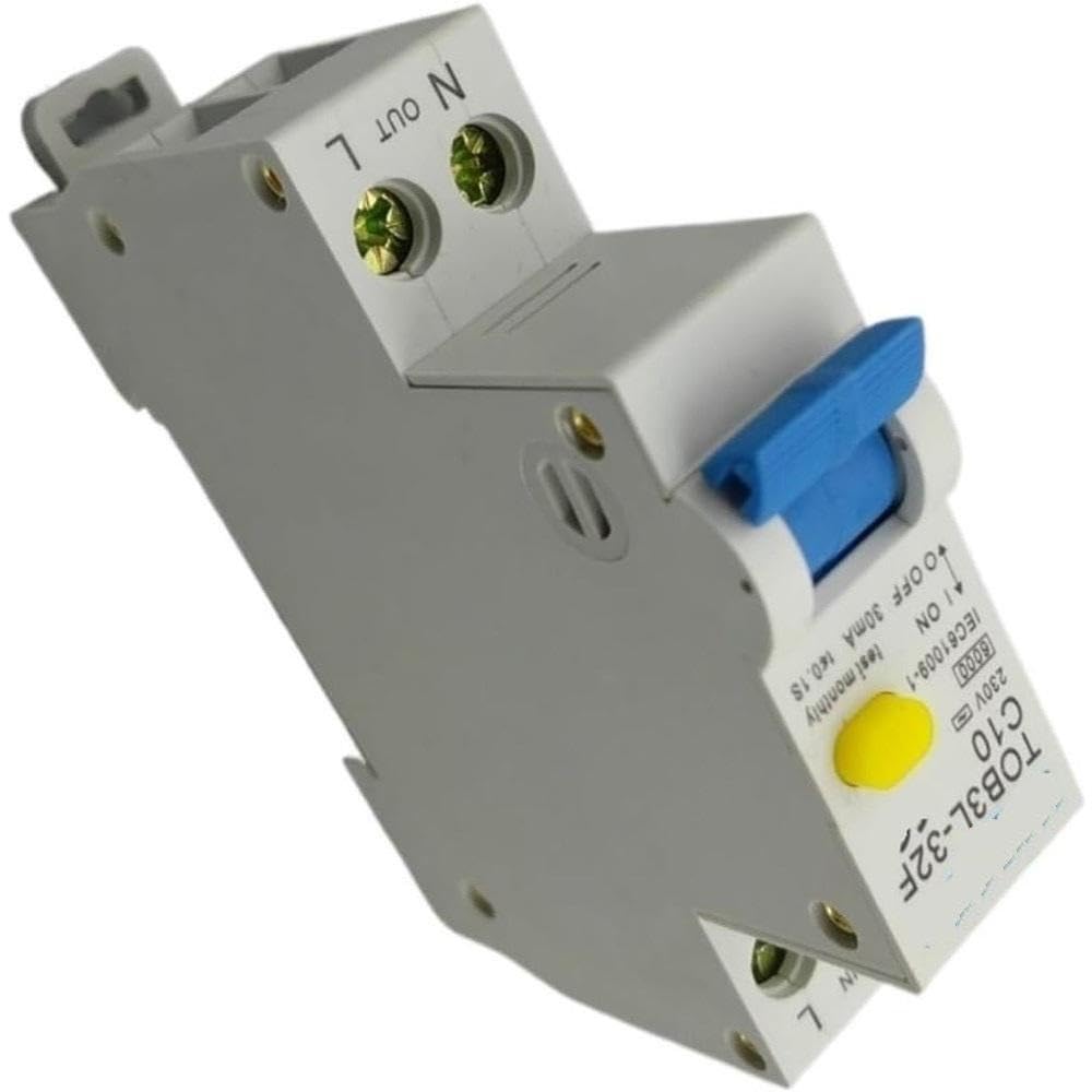 Interruttore Automatico Differenziale TOB3L-32F 18MM 10A 1P+N 6KA Con Protezione Da Sovracorrente E Perdite Componenti elettrici