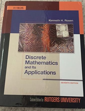 Discrete Mathematics and Its Applications 7th Edit: Amazon.co.uk ...