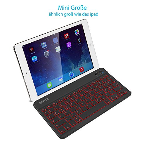 Tablet Tastatur Arteck Bluetooth QWERTZ Deutsch