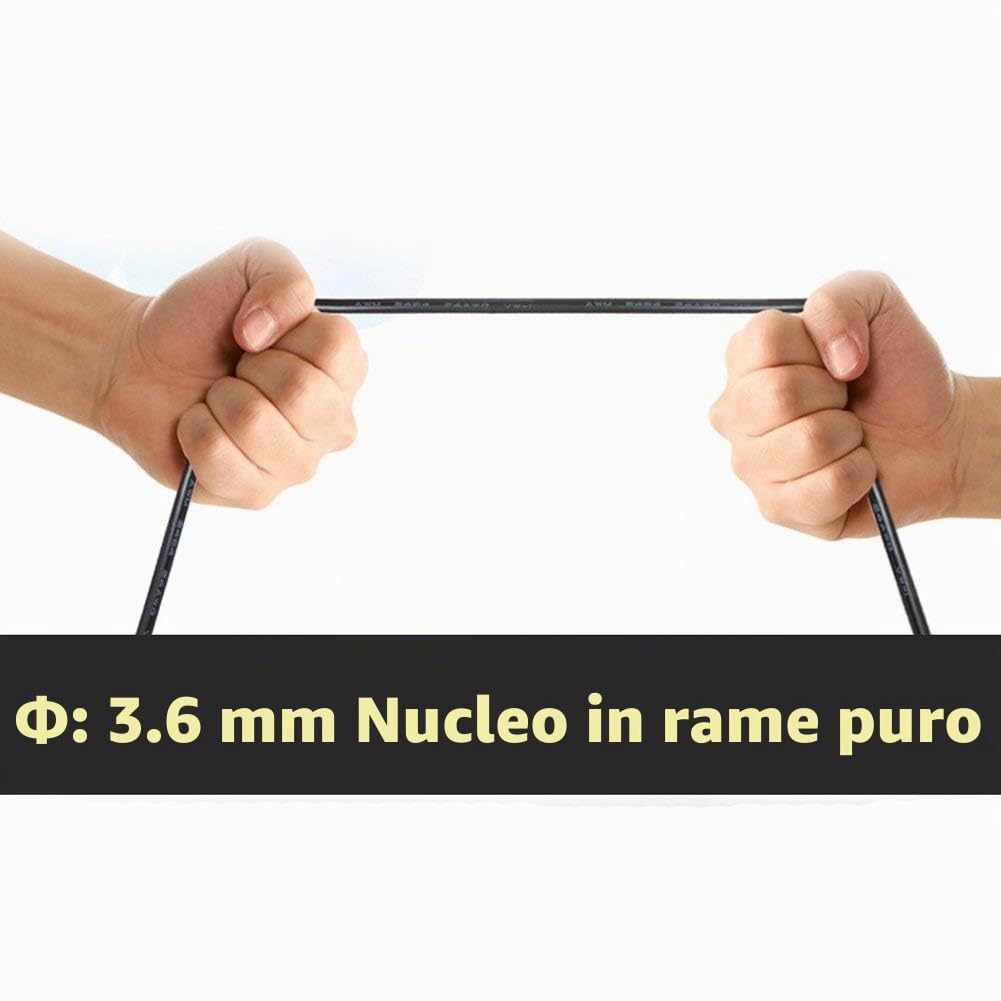 Cavo di prolunga per telecamera retromarcia, 2,5 mm, 4 pin, da maschio a femmina