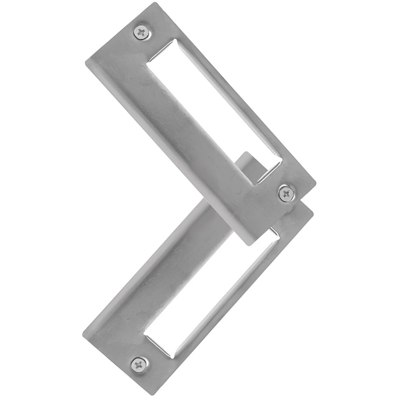 Lot de 20 plaques de renfort en acier inoxydable pour porte