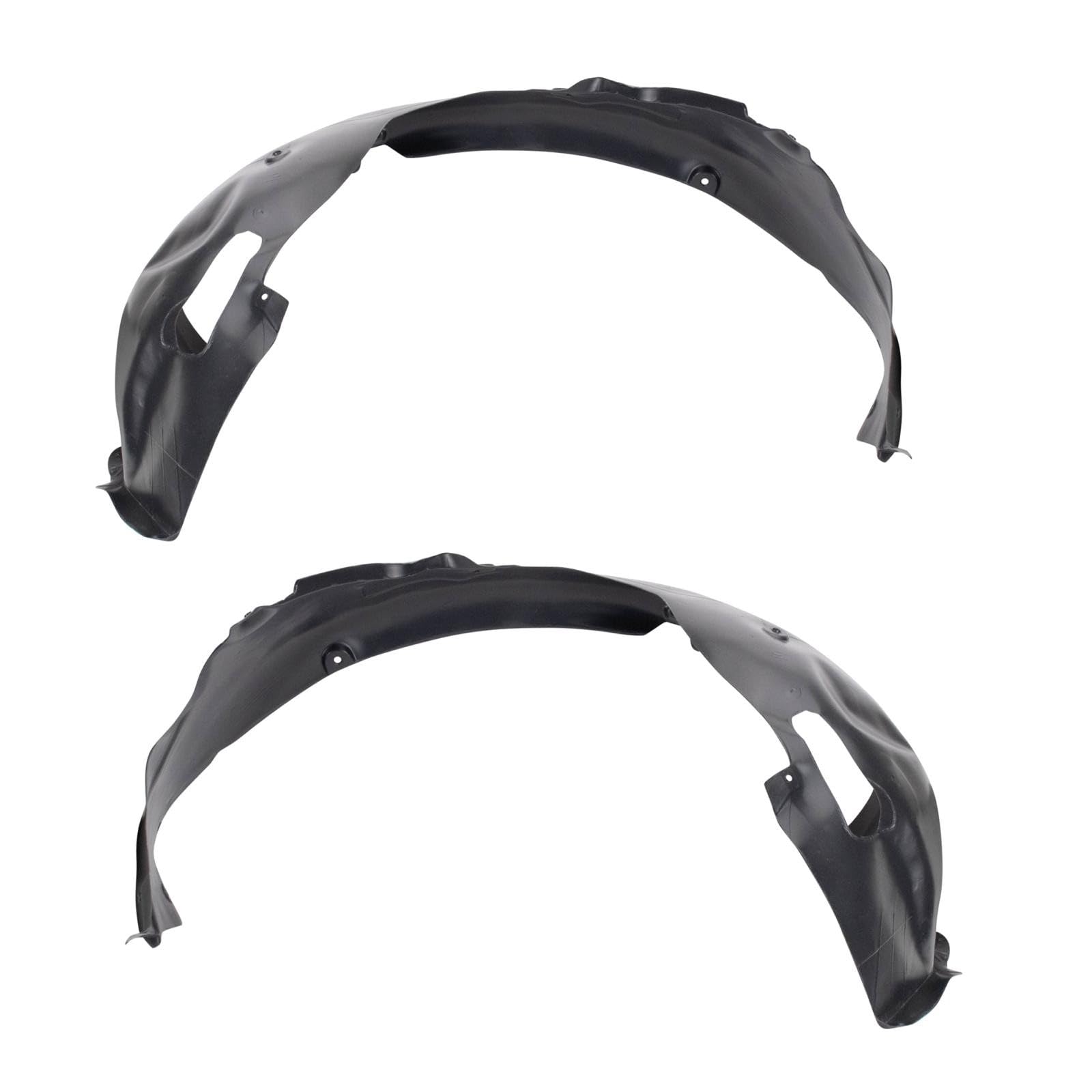 TRQ Front Driver and Passenger Side Inner Fender Liner Set | For 2019-2020 Hyundai Elantra Korea Built Models 1st VIN Digit K