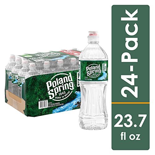 Image of Poland Spring Maine Spring Bottled Water - 23.7 oz, 72 Pack