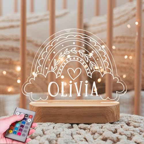 Lámpara de noche personalizada con luz LED acrílica miniatura 4