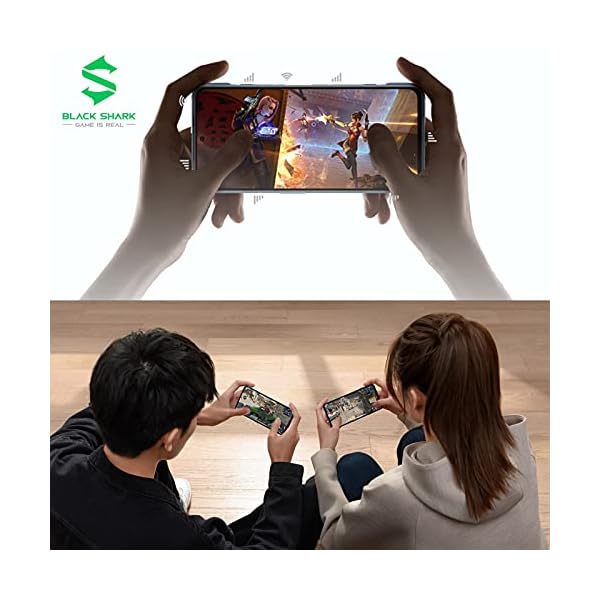Black Shark 4 Gaming 5G Unlocked Smartphone, 8+128GB 6.67 inch FHD Cell Phone, Android 12 Snapdragon 870 Mobile Phone, 48MP Rear Camera System, 270HZ Touch Reporting Rate Celulares (Black)
