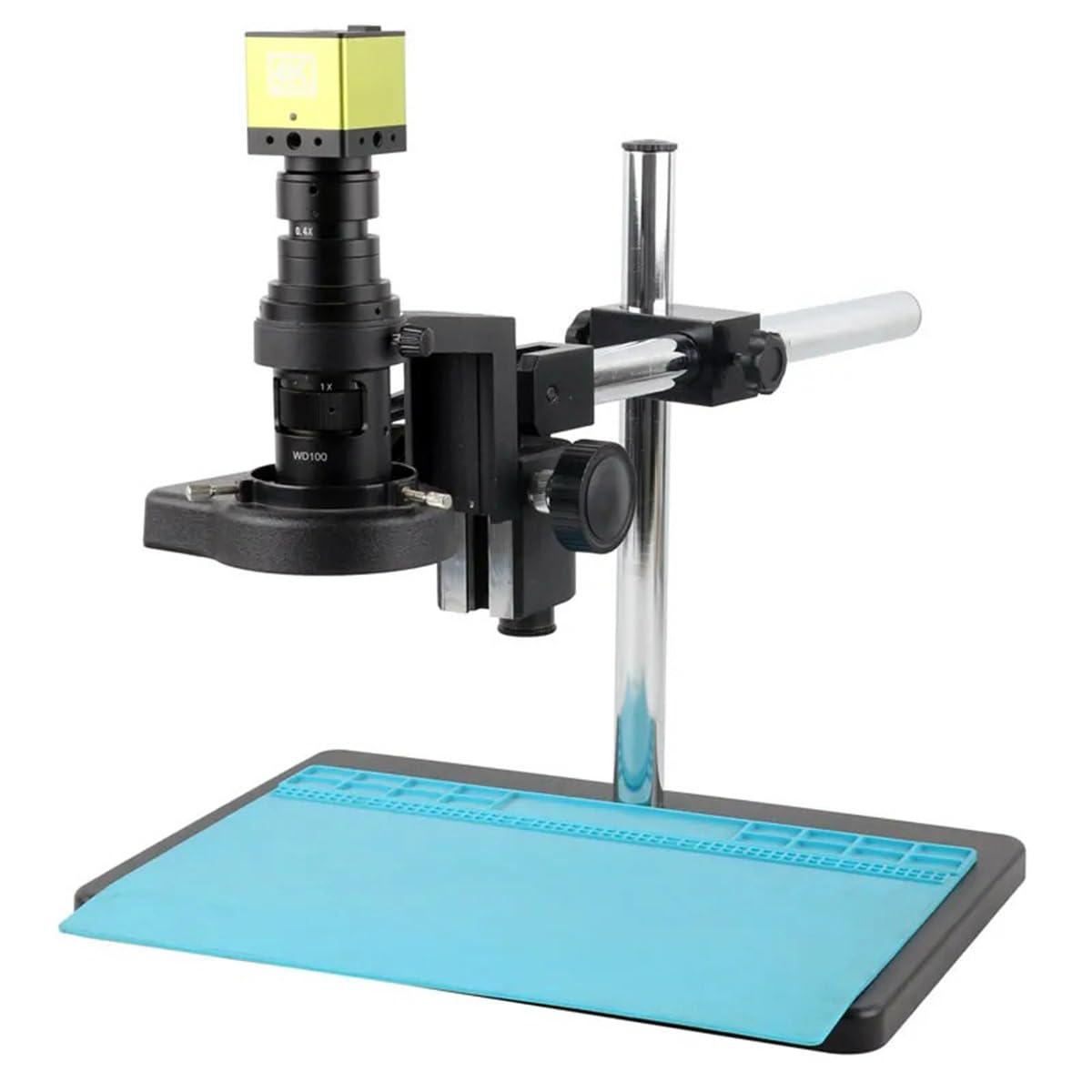 Accessori per microscopio da laboratorio UHD 4K 8MP HDMI Video Microscopio di Misurazione Della Macchina Fotografica 180X 300X 200X 500X Video Lente del Microscopio for PCB Orologio telefono Saldatura