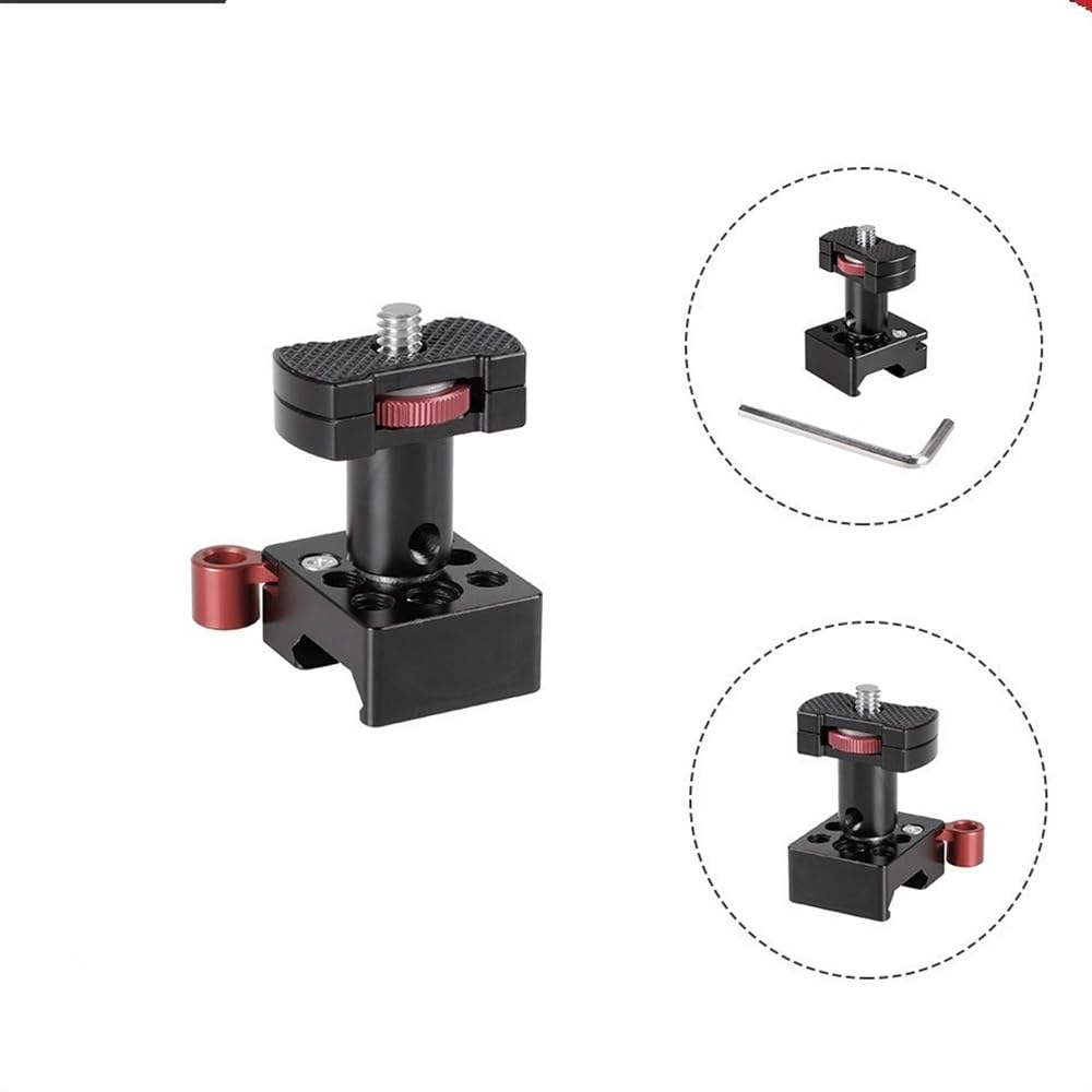 Soportes para Estante Soporte De Soporte De Monitor En La Cámara Con Abrazadera De Tornillo De Montaje De 1/4 "-20 Para Monitores Jaula pernos de estante