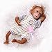 WEHQ Bambole di Scimmia rinato realistiche, 45 cm 18"Art Toddler Baby Doll Dipinto a Mano Dettagliato, Scimmia rinato realistica da Collezione per Bambini dai 3 Anni in su