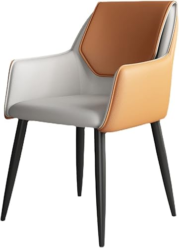 rff Silla de comedor italiana, moderna, simple y cómoda, de cuero, silla de restaurante, hotel, silla de escritorio de uñas (color A) rff Silla de comedor italiana, moderna, simple y cómoda, de cuero, silla de restaurante, hotel, silla de escritorio de uñas (color A)