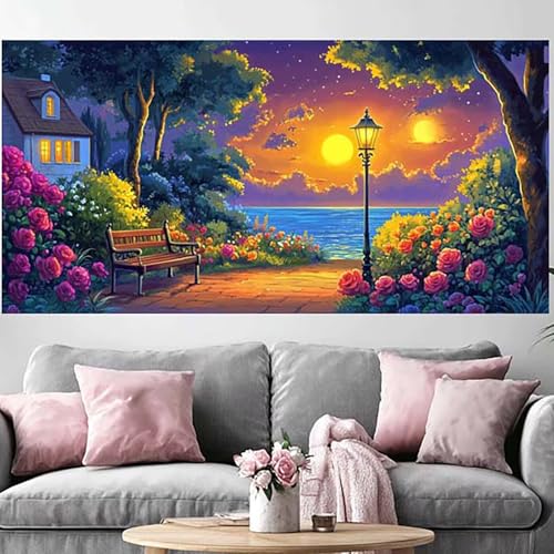 Kit Peinture Diamant Paysage 5D : Le Cadeau Créatif Idéal pour Adulte